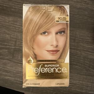 L'Oreal Paris Superior Preference Hair Color, Light Golden Blonde‎ 9G